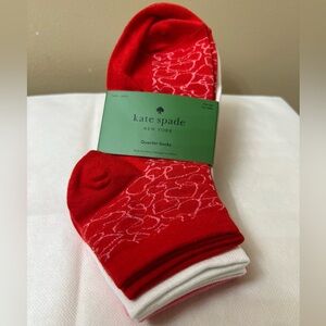 kate spade 3 Pairs Patterned Socks NWT
